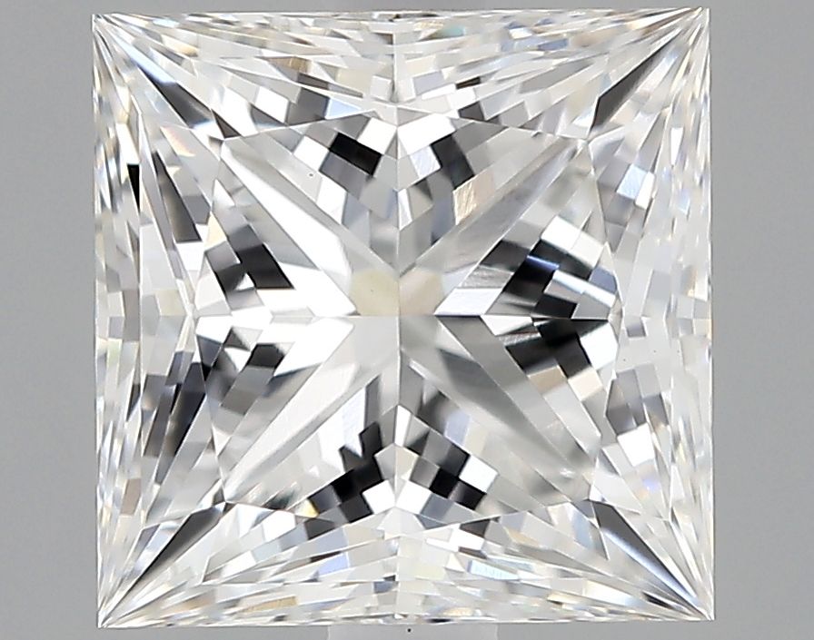 Lab-Grown Princess Diamond - 2.52 Carats, F Color, VVS2 Clarity - Certified by IGI - Report Number: LG678532799