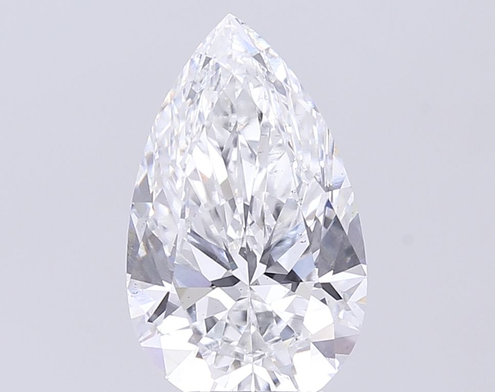 Lab-Grown Pear Diamond - 4.01 Carats, E Color, VS2 Clarity - Certified by IGI - Report Number: LG719507794