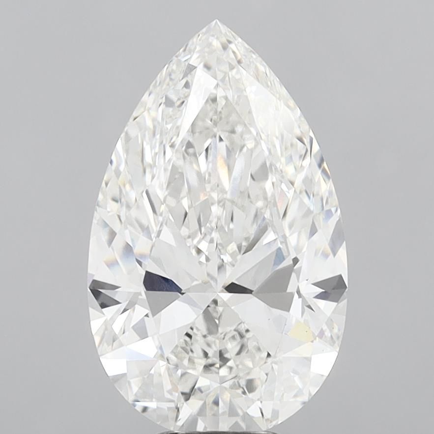 Lab-Grown Pear Diamond - 8.01 Carats, F Color, VS1 Clarity - Certified by IGI - Report Number: LG702521976
