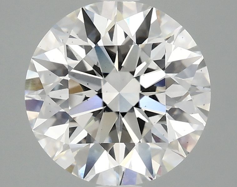 Lab-Grown Round Diamond - 2.47 Carats, F Color, VS2 Clarity - Certified by IGI - Report Number: LG712582090