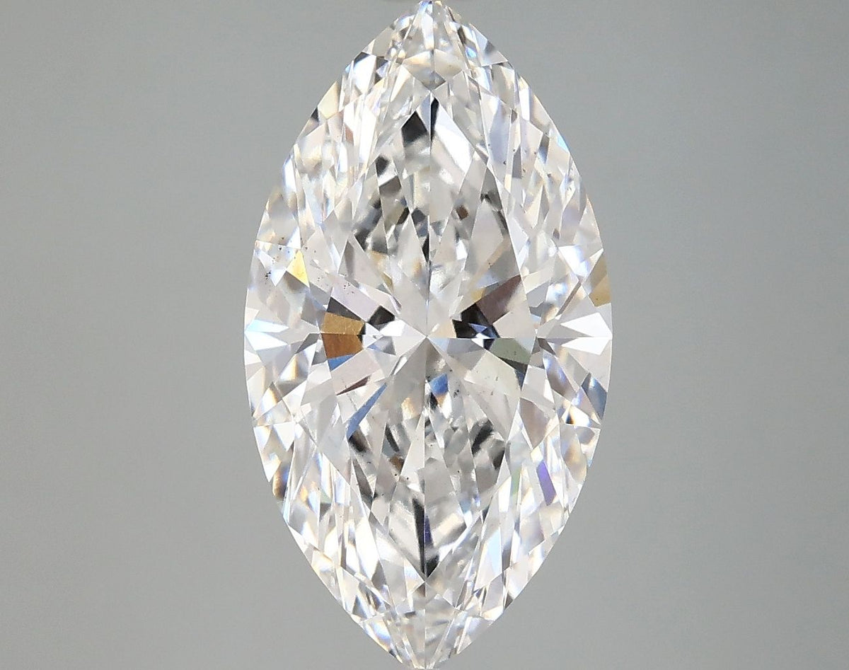 Lab-Grown Marquise Diamond - 4.05 Carats, E Color, VS2 Clarity - Certified by IGI - Report Number: LG673404061