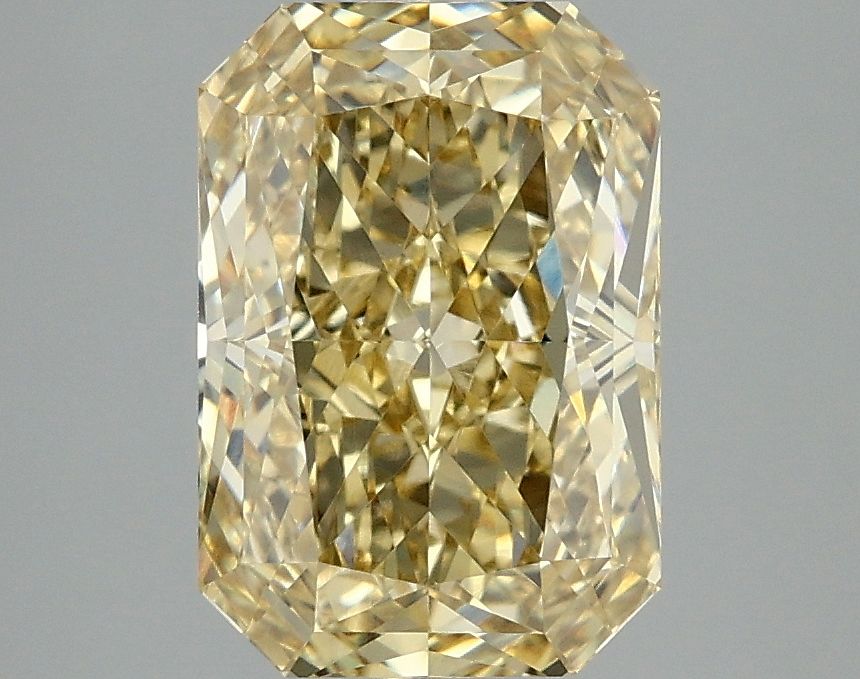 Lab-Grown Radiant Diamond - 3.05 Carats, Fancy Intense Yellow Color, VVS1 Clarity - Certified by IGI - Report Number: LG663405933