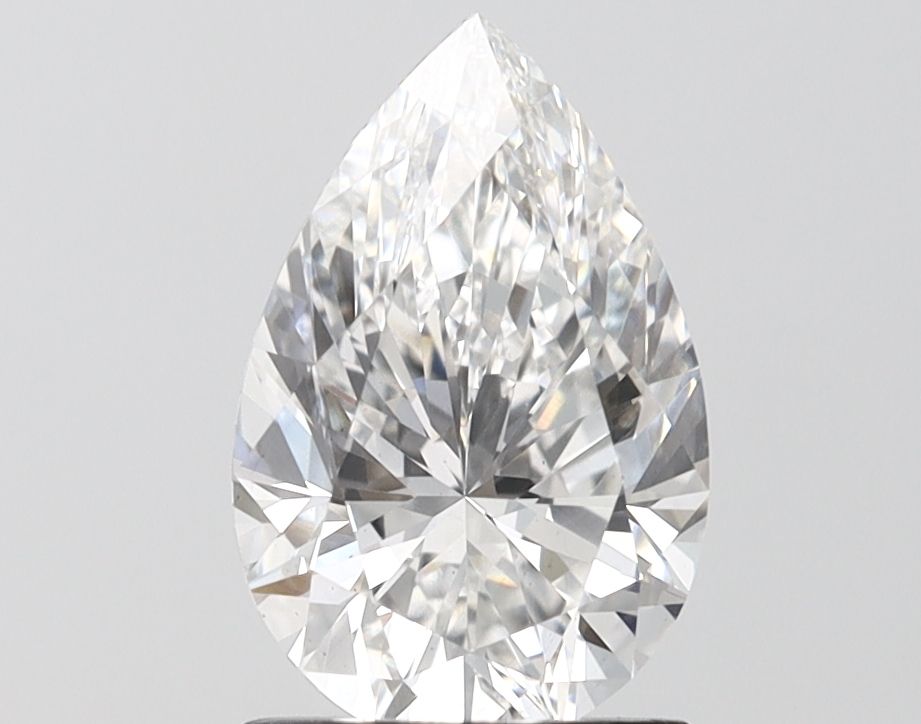 Lab-Grown Pear Diamond - 2.0 Carats, E Color, VS2 Clarity - Certified by IGI - Report Number: LG689554109