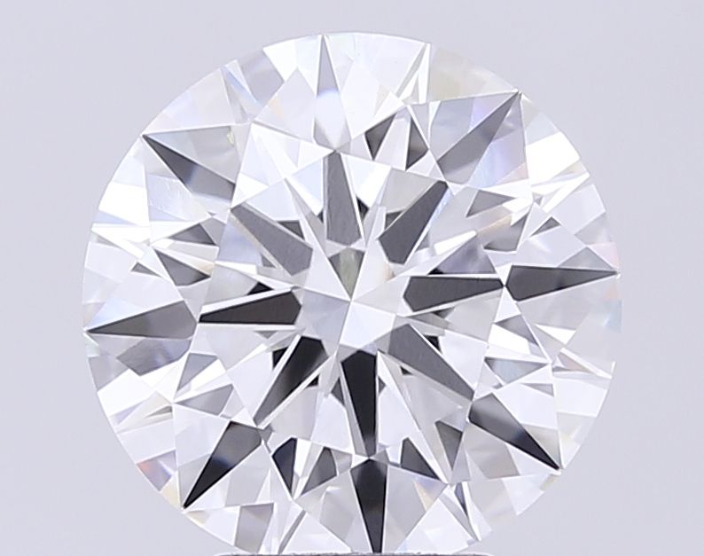 Lab-Grown Round Diamond - 5.04 Carats, F Color, VVS2 Clarity - Certified by IGI - Report Number: LG710575452