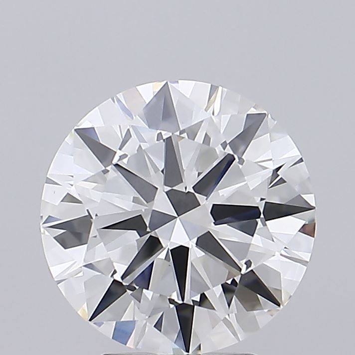Lab-Grown Round Diamond - 2.95 Carats, F Color, VS1 Clarity - Certified by IGI - Report Number: LG717539350