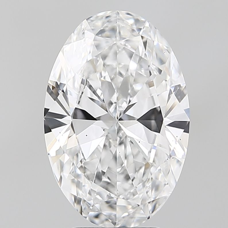 Lab-Grown Oval Diamond - 4.02 Carats, E Color, VS2 Clarity - Certified by IGI - Report Number: LG678564702