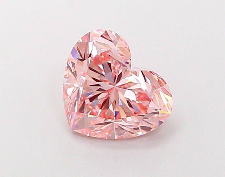 Lab-Grown Heart Diamond - 2.01 Carats, Fancy Intense Pink Color, VS1 Clarity - Certified by IGI - Report Number: LG687594360