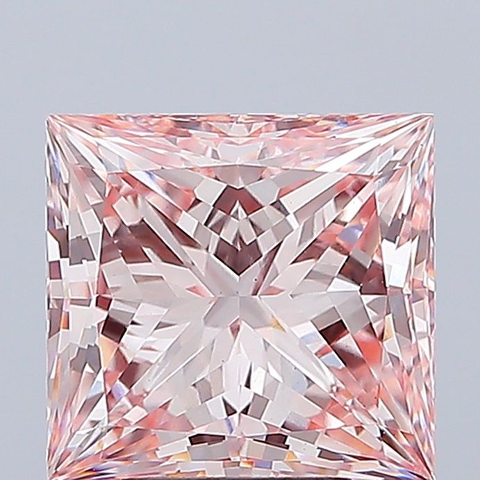 Lab-Grown Pear Diamond - 5.27 Carats, Fancy Intense Pink Color, VS1 Clarity - Certified by IGI - Report Number: LG661401338