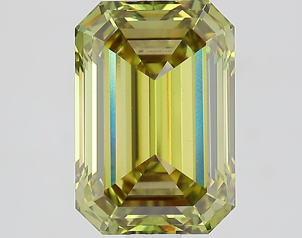 Lab-Grown Emerald Diamond - 2.53 Carats, Fancy Vivid Green Color, VVS2 Clarity - Certified by IGI - Report Number: LG652471087