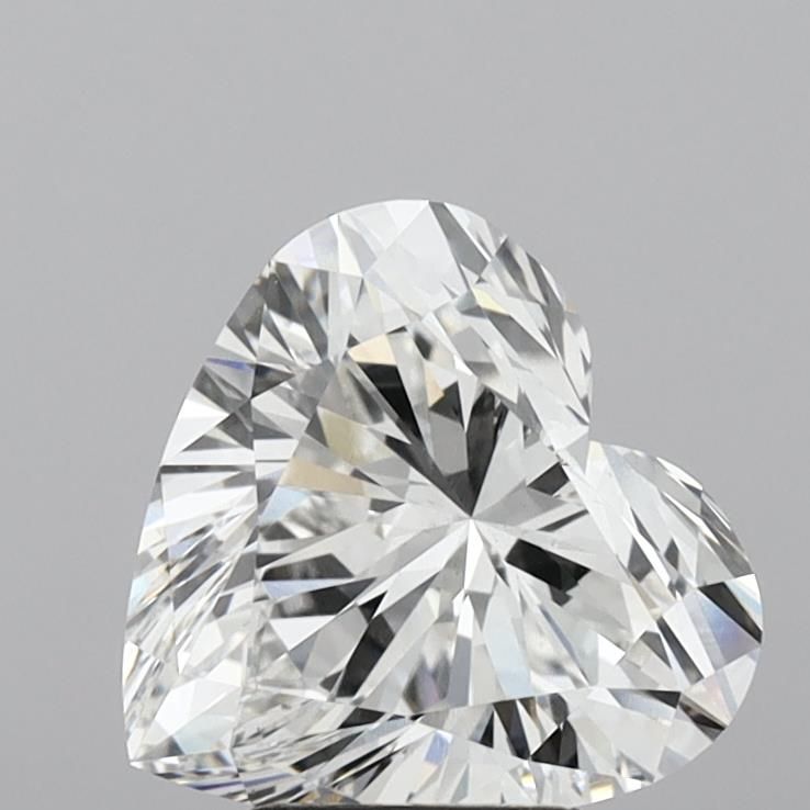Lab-Grown Heart Diamond - 4.5 Carats, F Color, VS1 Clarity - Certified by IGI - Report Number: LG656496233