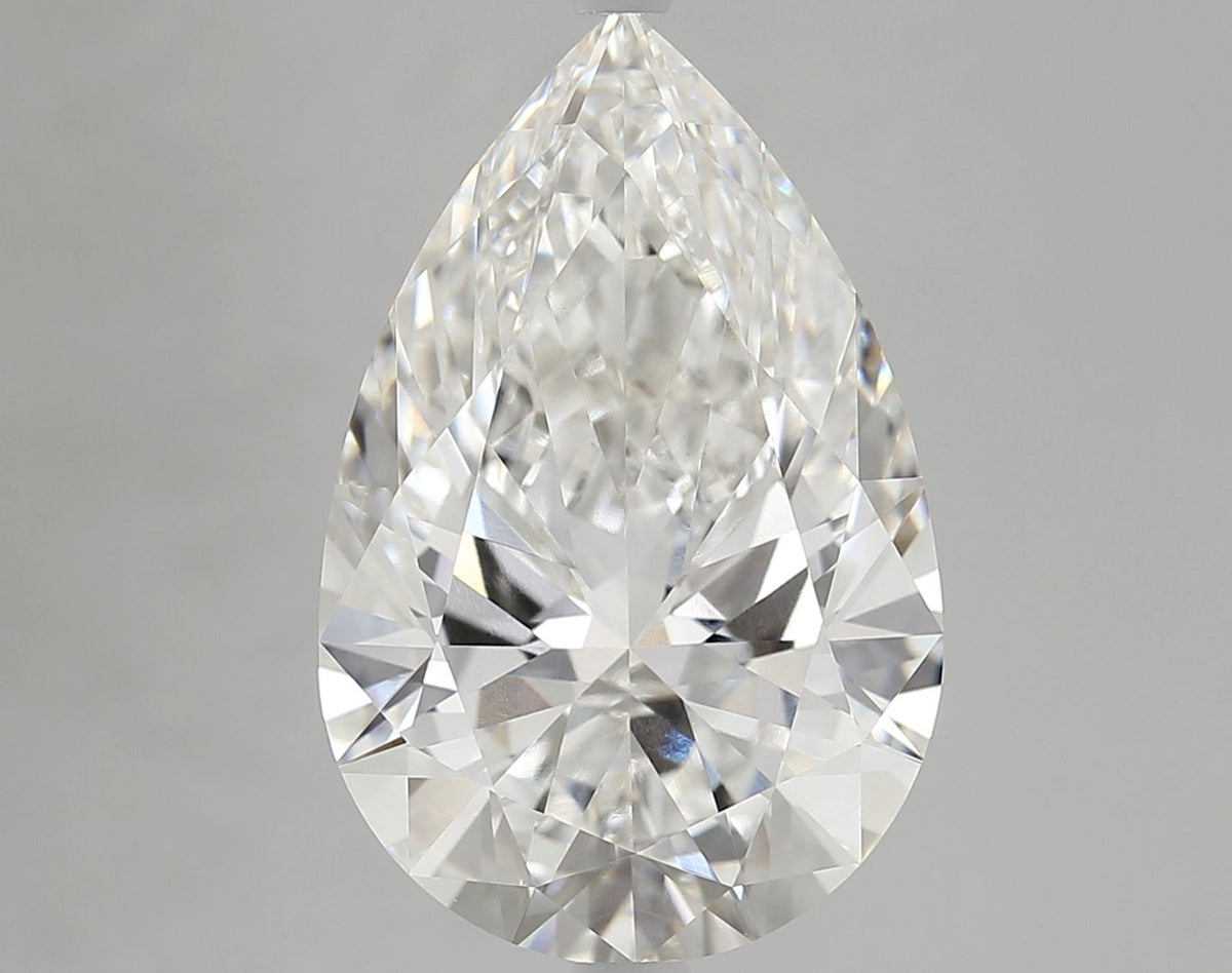 Lab-Grown Pear Diamond - 7.0 Carats, F Color, VVS2 Clarity - Certified by IGI - Report Number: LG702502542