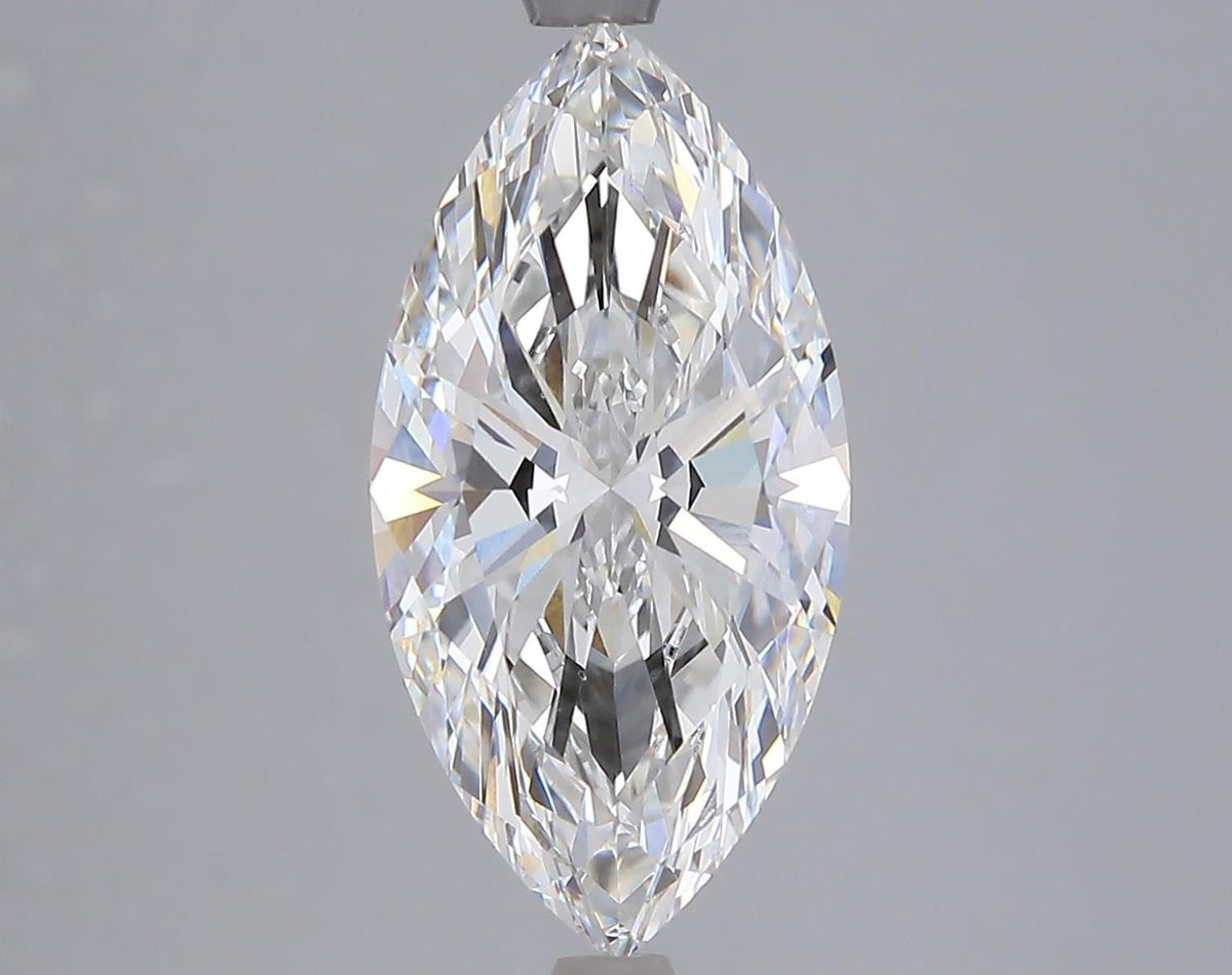 Lab-Grown Marquise Diamond - 4.05 Carats, F Color, VVS2 Clarity - Certified by IGI - Report Number: LG685589482