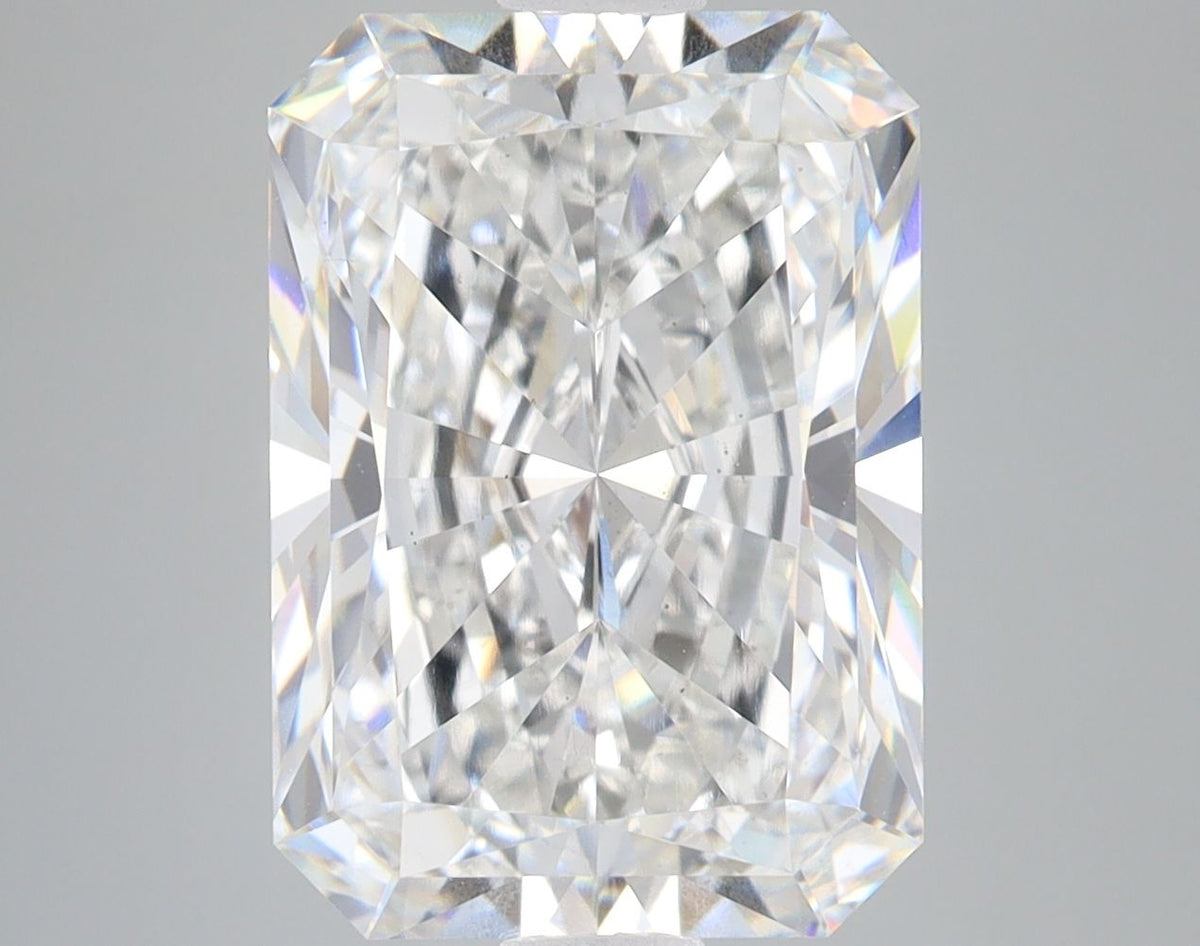 Lab-Grown Radiant Diamond - 7.26 Carats, F Color, VS2 Clarity - Certified by IGI - Report Number: LG594357740