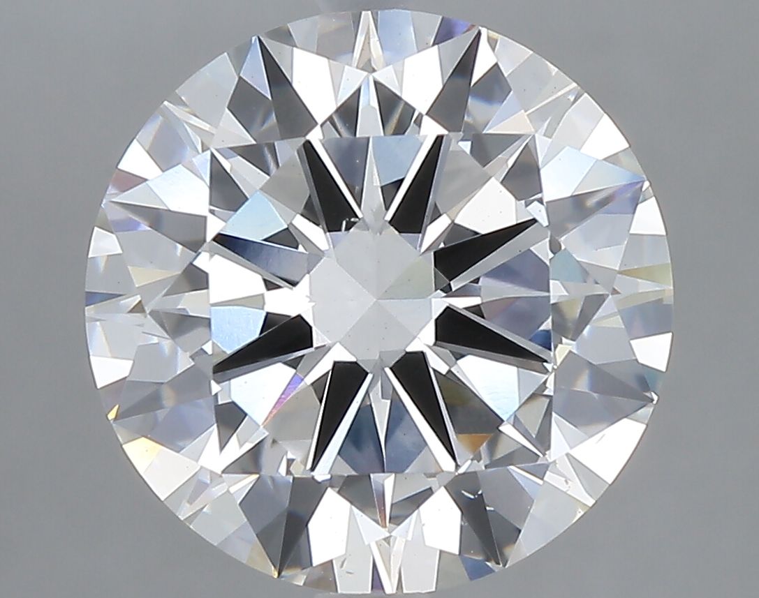 Lab-Grown Round Diamond - 4.02 Carats, F Color, VS2 Clarity - Certified by IGI - Report Number: LG674555082