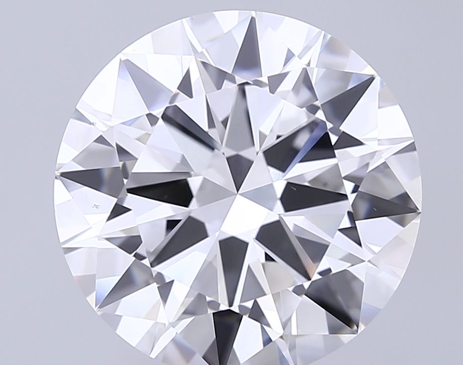Lab-Grown Round Diamond - 8.04 Carats, E Color, VS1 Clarity - Certified by IGI - Report Number: LG698525938