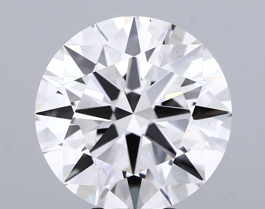 Lab-Grown Round Diamond - 8.03 Carats, F Color, VS1 Clarity - Certified by IGI - Report Number: LG690511457