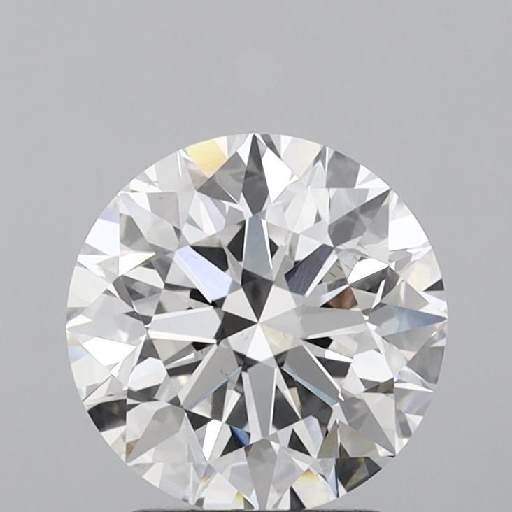 Lab-Grown Round Diamond - 2.5 Carats, F Color, VS2 Clarity - Certified by IGI - Report Number: LG617403480