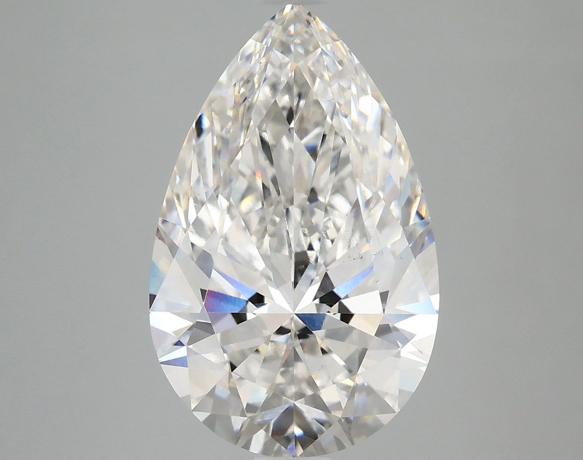 Lab-Grown Pear Diamond - 4.81 Carats, F Color, VS2 Clarity - Certified by IGI - Report Number: LG668448966