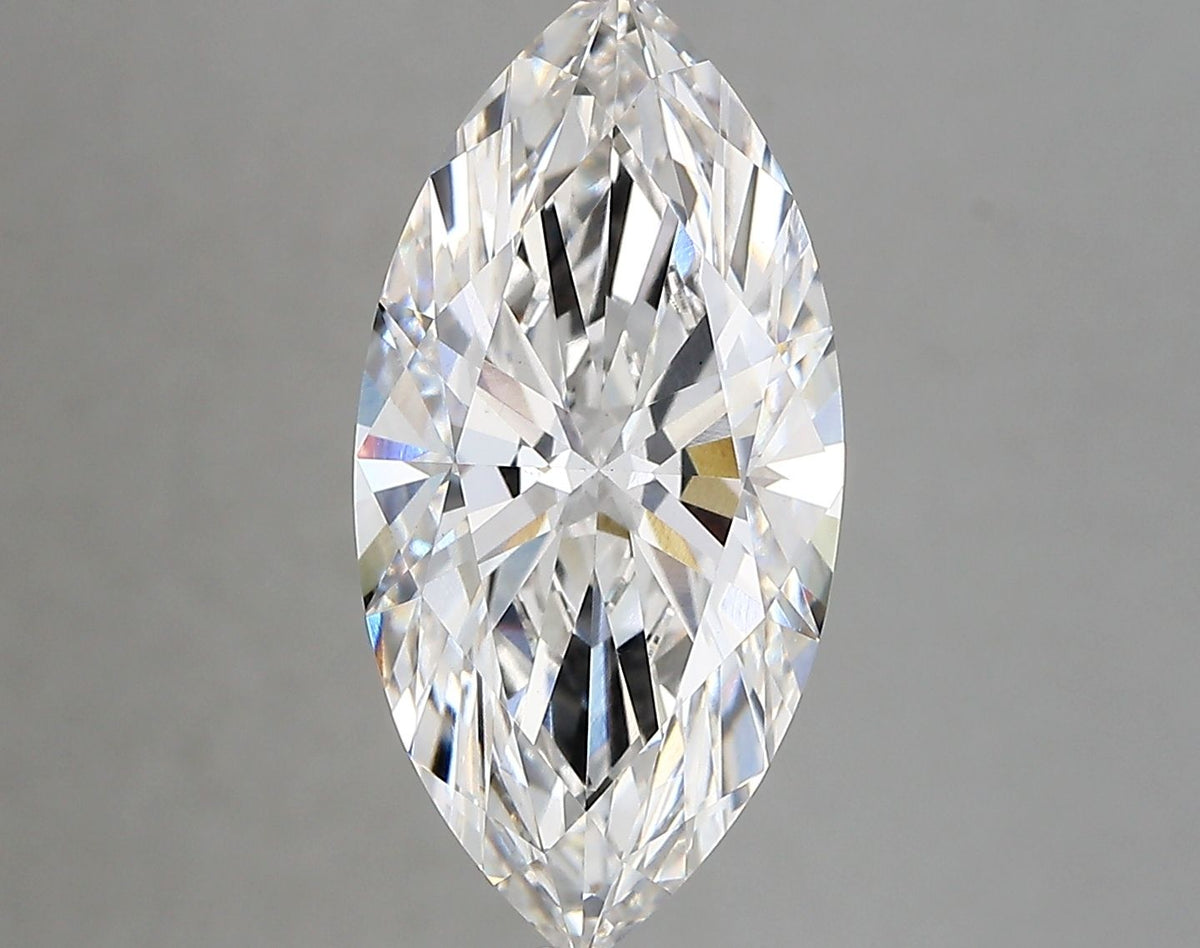 Lab-Grown Marquise Diamond - 4.06 Carats, F Color, VVS2 Clarity - Certified by IGI - Report Number: LG677543687