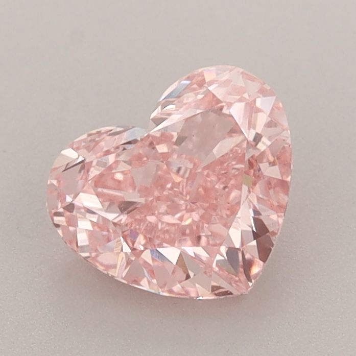 Lab-Grown Heart Diamond - 1.18 Carats, Fancy Vivid Pink Color, VS2 Clarity - Certified by IGI - Report Number: LG633463305