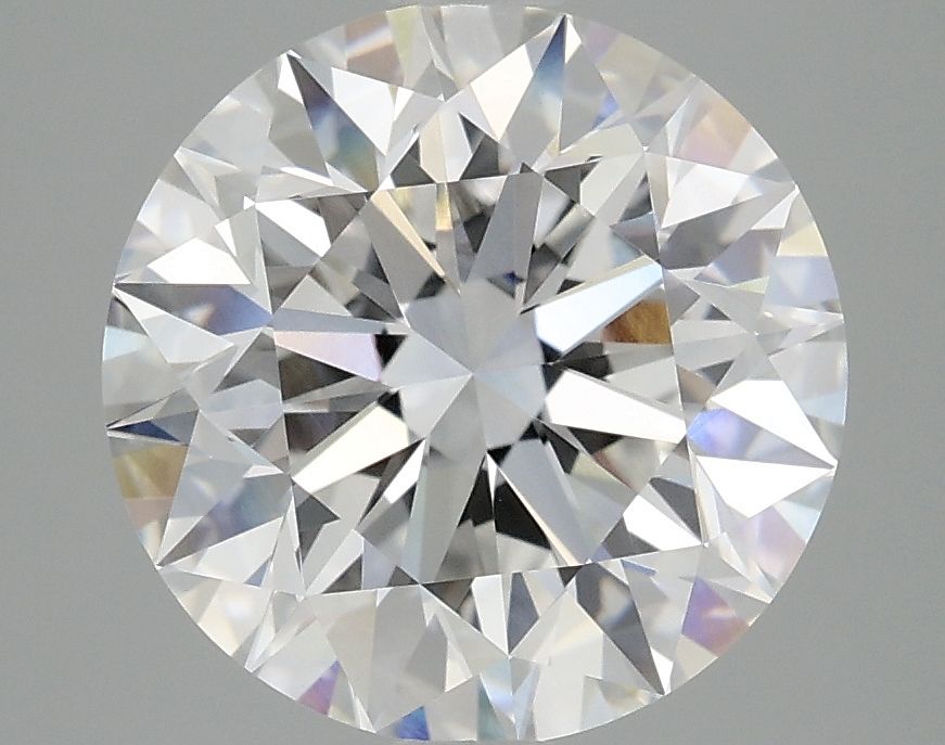 Lab-Grown Round Diamond - 4.03 Carats, E Color, VVS2 Clarity - Certified by IGI - Report Number: LG696535796