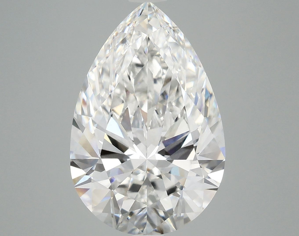 Lab-Grown Pear Diamond - 6.02 Carats, E Color, VS1 Clarity - Certified by IGI - Report Number: LG703514951