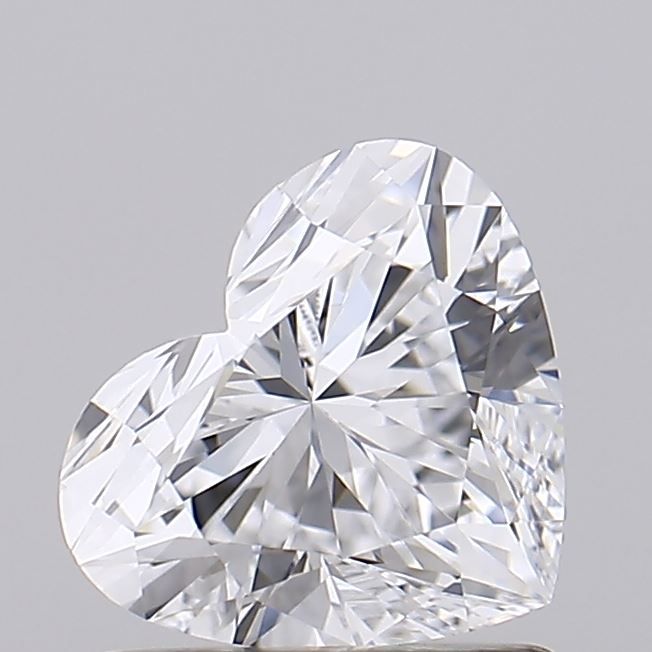 Lab-Grown Heart Diamond - 0.98 Carats, D Color, VVS2 Clarity - Certified by IGI - Report Number: LG707542303