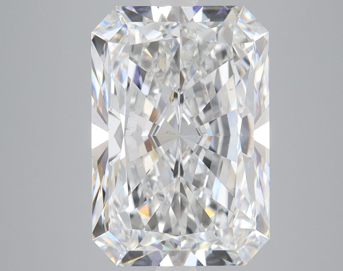 Lab-Grown Radiant Diamond - 7.46 Carats, F Color, VS2 Clarity - Certified by IGI - Report Number: LG577382865