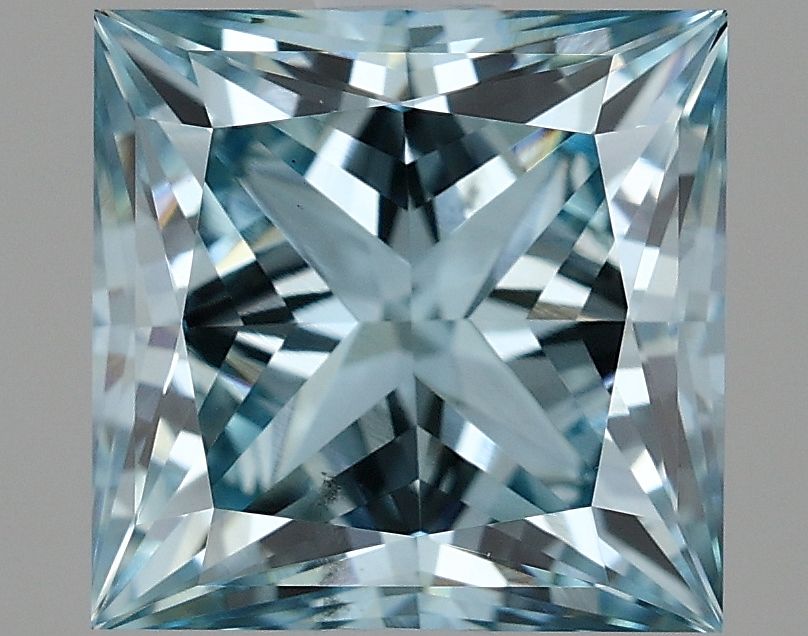 Lab-Grown Princess Diamond - 2.37 Carats, Fancy Intense Blue Color, VS2 Clarity - Certified by IGI - Report Number: LG633425161