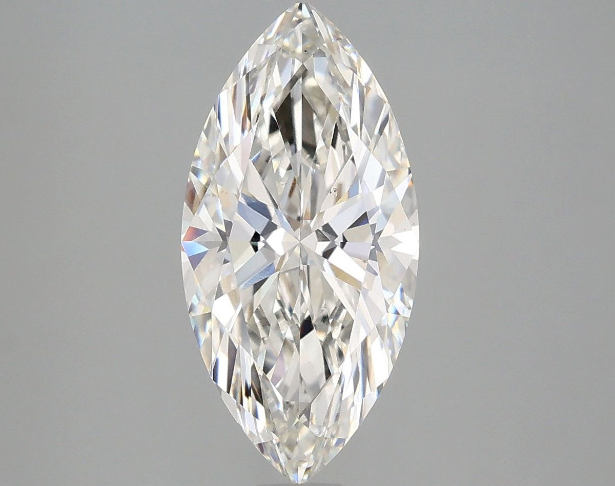Lab-Grown Marquise Diamond - 2.51 Carats, F Color, VS2 Clarity - Certified by IGI - Report Number: LG668409408