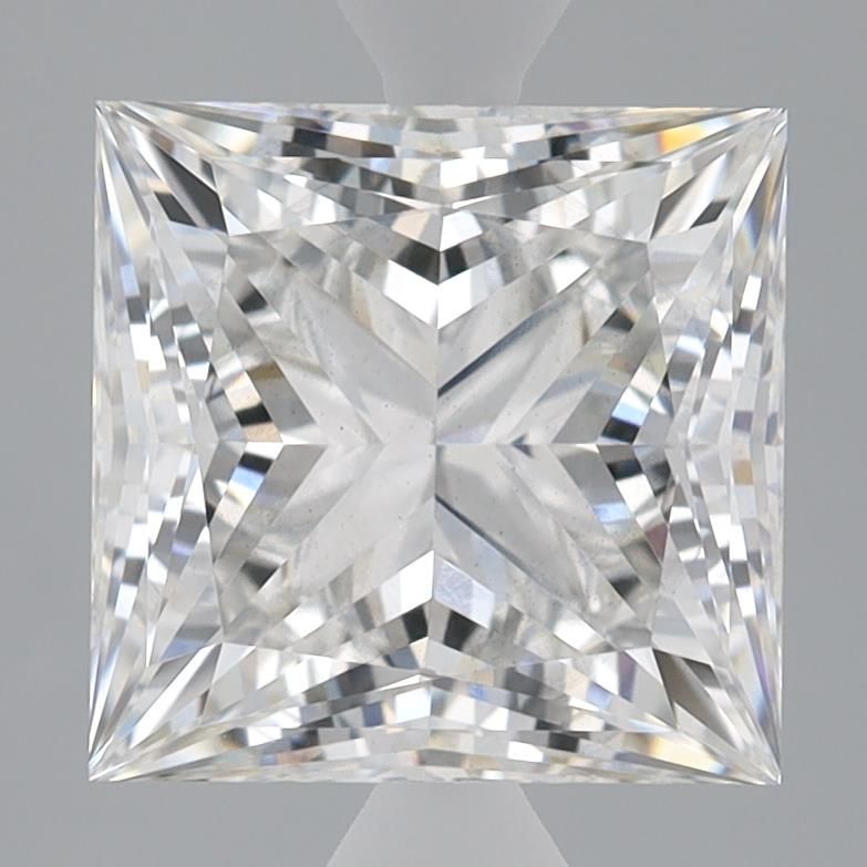 Lab-Grown Princess Diamond - 3.6 Carats, F Color, VS2 Clarity - Certified by IGI - Report Number: LG655431421