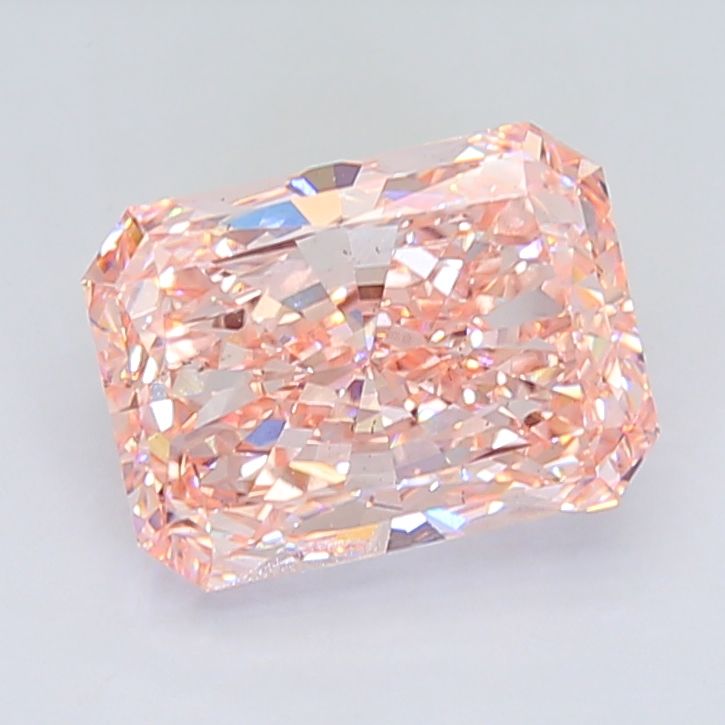 Lab-Grown Radiant Diamond - 6.51 Carats, Fancy Intense Pink Color, VS2 Clarity - Certified by IGI - Report Number: LG668407113
