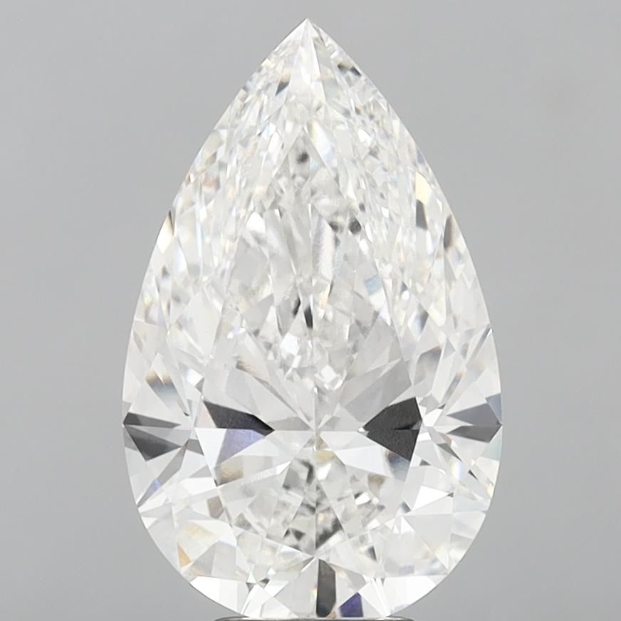 Lab-Grown Pear Diamond - 8.01 Carats, F Color, VS1 Clarity - Certified by IGI - Report Number: LG692589503