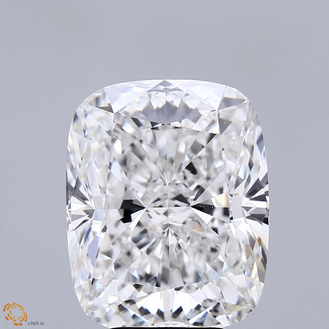 Lab-Grown Cushion Diamond - 7.01 Carats, F Color, VVS2 Clarity - Certified by IGI - Report Number: LG670469771