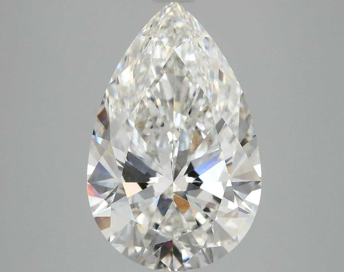 Lab-Grown Pear Diamond - 4.88 Carats, F Color, VS2 Clarity - Certified by IGI - Report Number: LG673427751