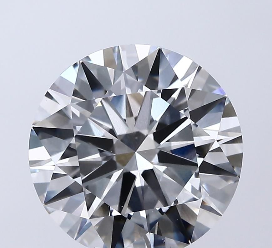 Lab-Grown Round Diamond - 4.01 Carats, E Color, VVS2 Clarity - Certified by IGI - Report Number: LG715589198
