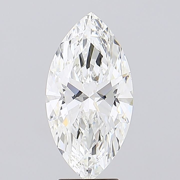 Lab-Grown Marquise Diamond - 3.5 Carats, F Color, VVS2 Clarity - Certified by IGI - Report Number: LG644496357