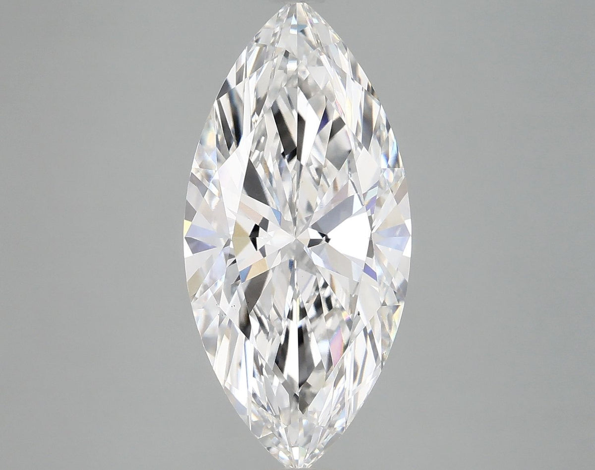 Lab-Grown Marquise Diamond - 4.06 Carats, E Color, VS2 Clarity - Certified by IGI - Report Number: LG689548420