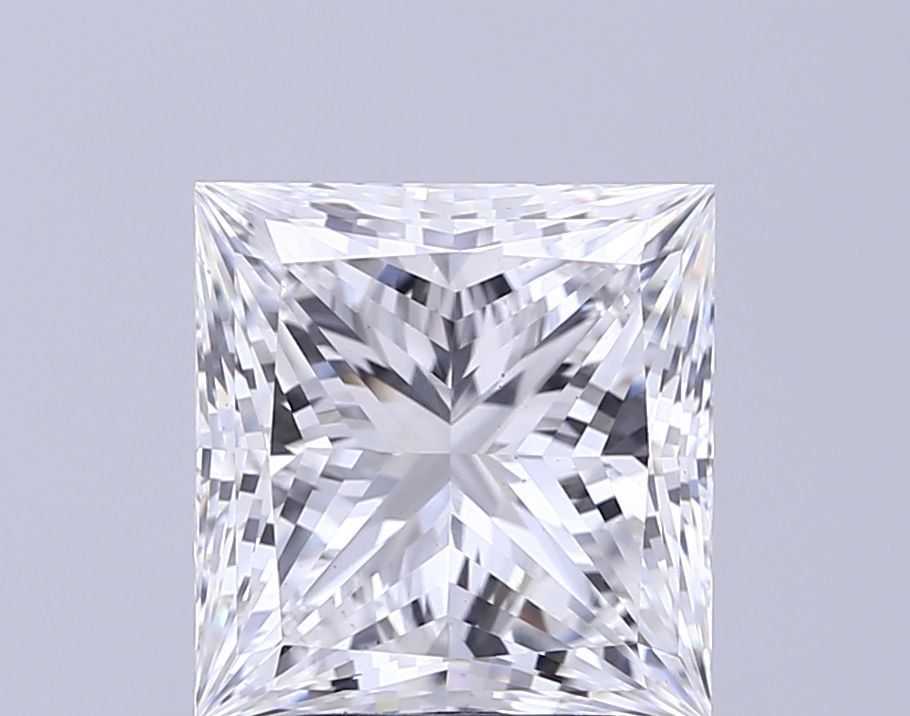 Lab-Grown Princess Diamond - 5.04 Carats, E Color, VS1 Clarity - Certified by IGI - Report Number: LG677541788