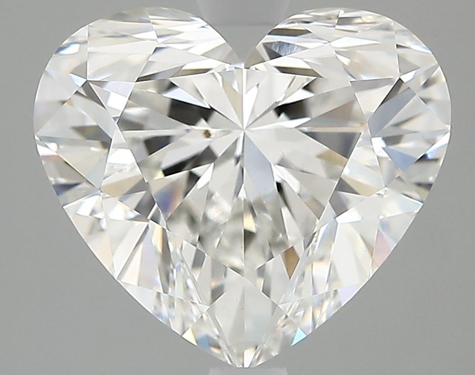 Lab-Grown Heart Diamond - 3.59 Carats, F Color, VVS2 Clarity - Certified by IGI - Report Number: LG713526285