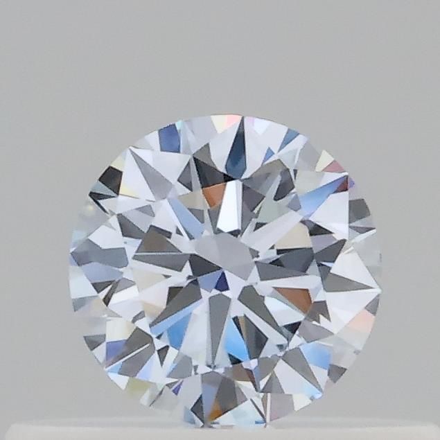 Lab-Grown Round Diamond - 0.28 Carats, Fancy Blue Color, VS1 Clarity - Certified by IGI - Report Number: LG689573735