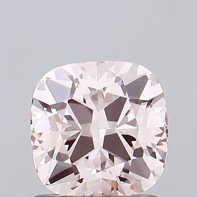 Lab-Grown Cushion Diamond - 1.04 Carats, Fancy Pink Color, VS1 Clarity - Certified by IGI - Report Number: LG667459060