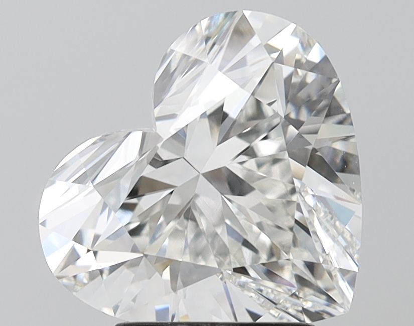 Lab-Grown Heart Diamond - 3.07 Carats, F Color, VVS2 Clarity - Certified by IGI - Report Number: LG680505399