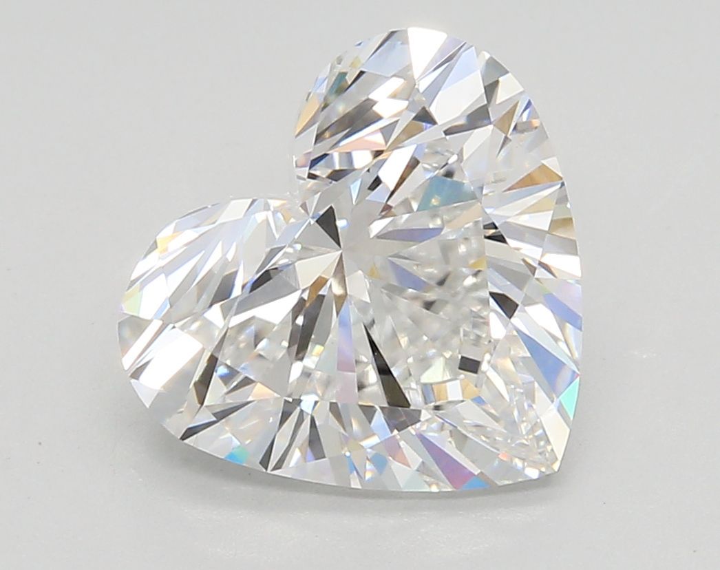 Lab-Grown Heart Diamond - 4.06 Carats, E Color, VVS2 Clarity - Certified by IGI - Report Number: LG694501312