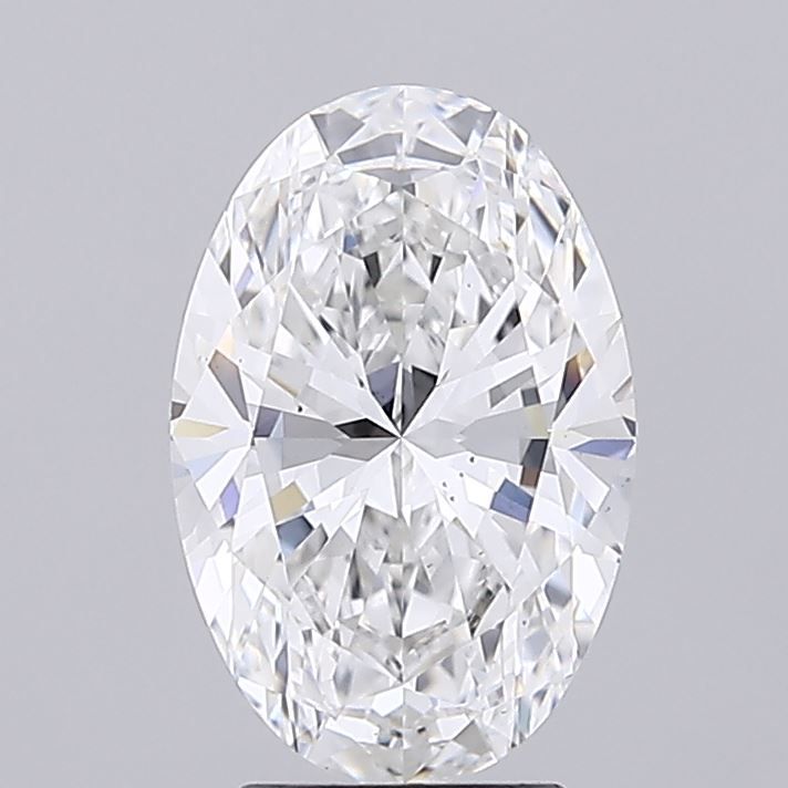 Lab-Grown Oval Diamond - 3.03 Carats, E Color, VS2 Clarity - Certified by IGI - Report Number: LG698514823