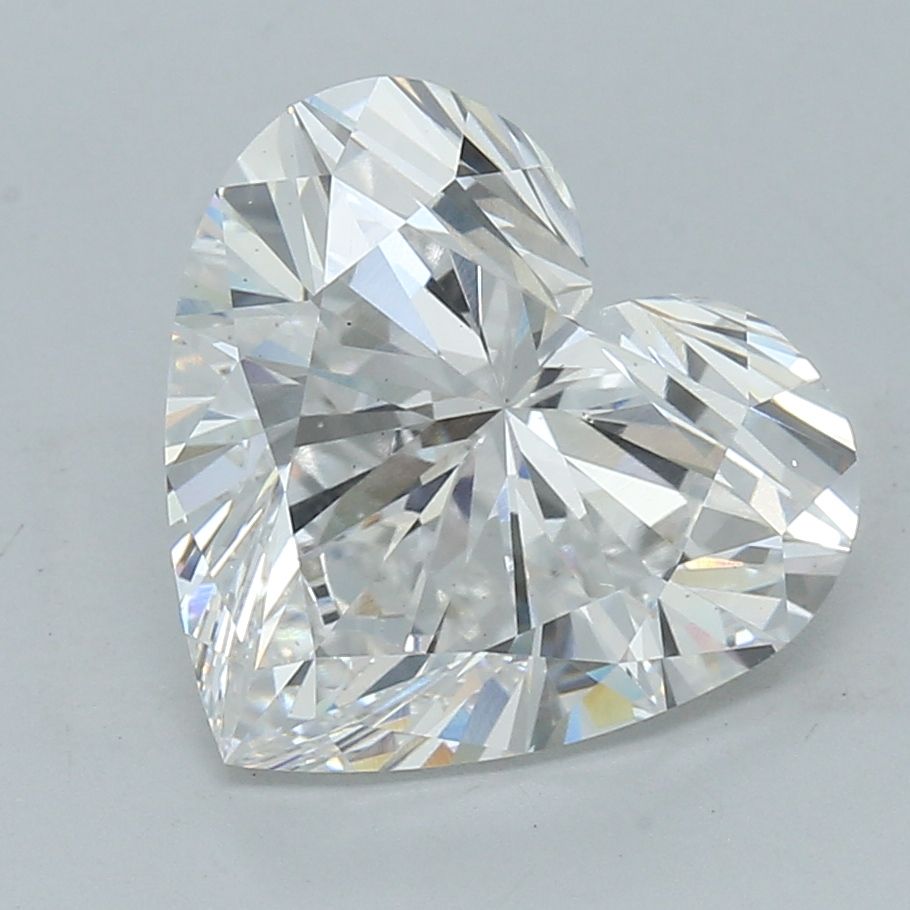 Lab-Grown Heart Diamond - 7.16 Carats, E Color, VS1 Clarity - Certified by IGI - Report Number: LG675597656
