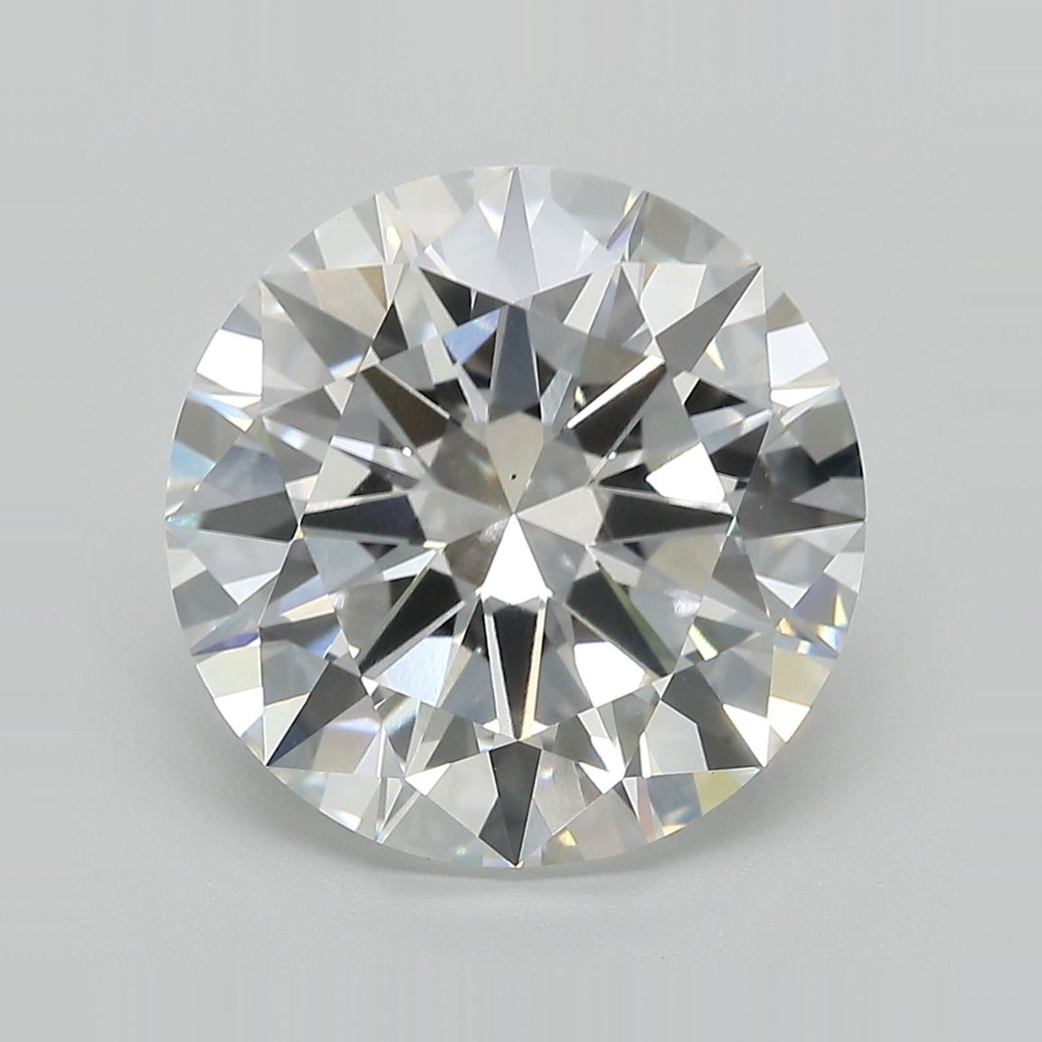 Lab-Grown Round Diamond - 7.19 Carats, F Color, VS1 Clarity - Certified by IGI - Report Number: LG688506477
