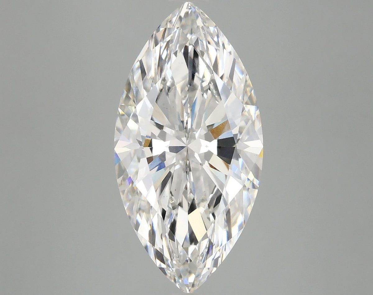 Lab-Grown Marquise Diamond - 4.6 Carats, F Color, VS1 Clarity - Certified by IGI - Report Number: LG688514679