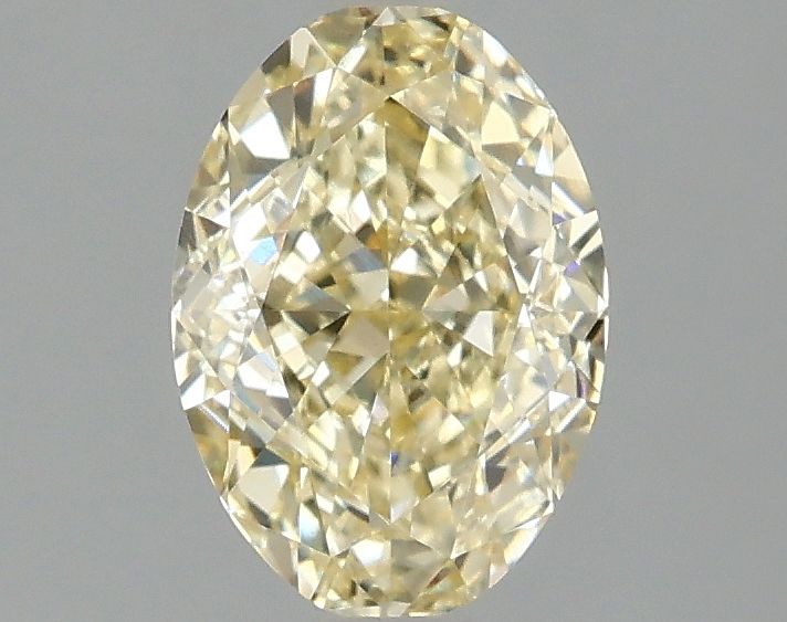 Lab-Grown Oval Diamond - 1.51 Carats, Fancy Intense Yellow Color, VVS2 Clarity - Certified by IGI - Report Number: LG687583239
