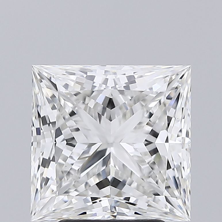 Lab-Grown Princess Diamond - 3.51 Carats, F Color, VVS2 Clarity - Certified by IGI - Report Number: LG681554557